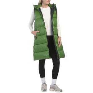 SAVE THE DUCK Iria A-line Long Quilted Vest